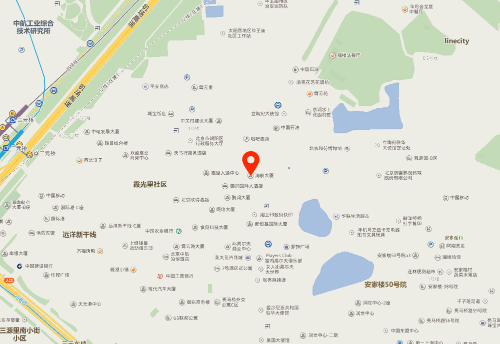 海航大厦位置地图